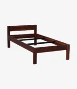 Enikel Sheesham Wood Single Bed without Storage (Honey Oak Finish) - Image 4