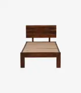 Bayvaria Sheesham Wood Single Bed without Storage (Provincial Teak Finish) - Image 4