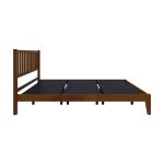Rohira Solid Wood King Size Bed in Walnut Finish - Image 4