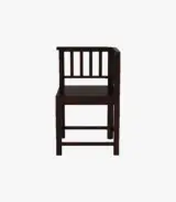 Cohoon Sheesham Wood 4 Seater Dining Table Set (Walnut Finish) - Image 4