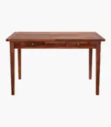 Mcboth Sheesham Wood 6 Seater Cushioned Dining Table Set with Drawer Storage (Honey Finish) - Image 3