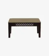 Clambrey Sheesham Wood 4 Seater Cushioned Dining Table Set with Bench (Walnut Finish) - Image 4