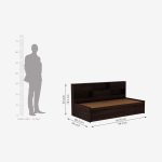 Chris Kids Trundle Bed (Walnut Finish) - Image 4