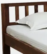 Heroford Sheesham Wood King Size Bed without Storage (Rustic Teak Finish) - Image 3