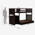 Cheshire Bunk Bed With Storage (Walnut Finish) - Image 4