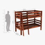 Hout Kids Bed (Honey Finish) - Image 4