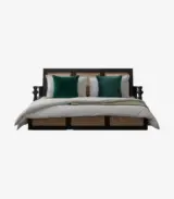 Cochen Solid Wood Sofa Cum Bed (Dark Finish) - Image 4