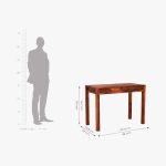 Frodo Study Table Cum Shelf (Honey Finish) - Image 3