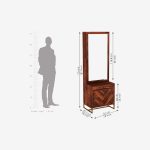 Jett Dressing Table (Honey Finish) - Image 4