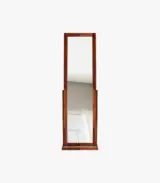 Wolter Sheesham Wood Full Length Dressing Mirror (Honey Finish) - Image 4