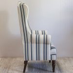 Danon Lounge Chair (Blue Stripe) - Image 4