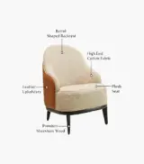 Pitblair Sheesham Wood Frame with Cushioned Velvet Seating Arm Chair (Walnut Finish) - Image 4