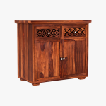 Cambrey Mini Sheesham wood Sideboard and Cabinet - Image 4