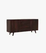 Holet Sheesham Wood Sideboard and Cabinet (Walnut Finish) - Image 4