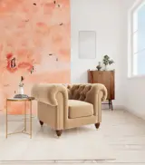Wonston Armchair (Brown Finish) - Image 4