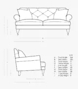 Sidbory Two Seater Sofa Set (Purple Finish) - Image 4