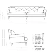 Sidbory Four Seater Sofa (Purple Finish) - Image 4