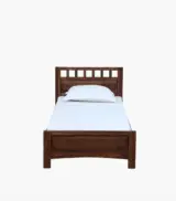 Misty Sheesham Wood Single Bed without Storage (Rustic Teak Finish) - Image 4