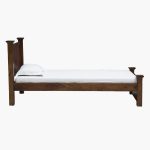 Cortagena Sheesham Wood Single Bed without Storage (Provincial Teak Finish) - Image 5