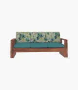 Wonster Sheesham Wood Sofa Set with 3+1+1 Seating (Honey Finish) - Image 3