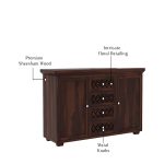 Cambrey Sheesham Wood Storage Cabinets and Sideboard - Image 5