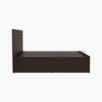 Chocolate Queen Size Bed in Cola Rain Finish With Hydraulic Storage - Image 5