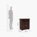 Cambrey Mini Sheesham wood Sideboard and Cabinet - Image 5