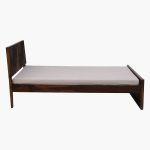 Ritmo Sheesham Wood Queen Size Bed In Provincial Teak Finish - Image 4