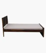 Ritrmo Sheesham Wood Queen Size Bed without Storage (Provincial Teak Finish) - Image 4