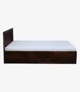 Eyva Sheesham Wood King Size Bed with Box Storage (Provincial Teak Finish) - Image 5