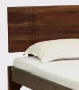 Bayvaria Sheesham Wood Single Bed without Storage (Provincial Teak Finish) - Image 5