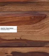 Viloseck Sheesham Wood King Size Bed without Storage (Rustic Teak Finish) - Image 5
