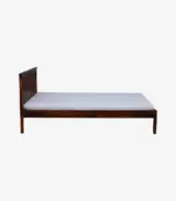 Froya Sheesham Wood King Size Bed without Storage (Honey Oak Finish) - Image 5