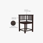 Cohoon Sheesham Wood 4 Seater Dining Set - Image 5