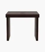 Wortex Sheesham Wood Compact Size 4 Seater Dining Table Set with Bench (Walnut Finish) - Image 5