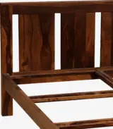 Amerillo Sheesham Wood King Size Bed without Storage (Provincial Teak Finish) - Image 5