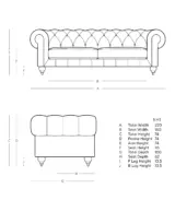Wonston Three Seater Sofa Set (Brown Finish) - Image 5