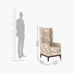 Joan Lounge Chair (Cotton, Magnolia Beige) - Image 5