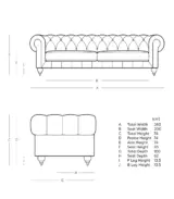 Wonston Four Seater Sofa Set (Brown Finish) - Image 5