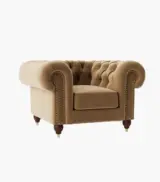 Wonston Armchair (Brown Finish) - Image 5
