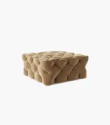Wonston Square Ottoman (Brown Finish) - Image 5
