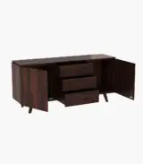 Holet Sheesham Wood Sideboard and Cabinet (Walnut Finish) - Image 5