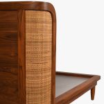 Zakhama Solid Wood Queen Size Bed In Teak Finish - Image 5