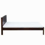 Pemplona Sheesham Wood Queen Size Bed without Storage (Teak Finish) - Image 5