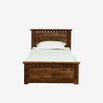 Zurndolf Sheesham Wood Single Bed In Provincial Teak Finish With Box Storage - Image 5