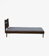 Serrento Solid Wood Single Bed without Storage (Tubbaq Finish) - Image 5