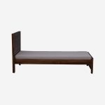 Sougur Sheesham Wood Single Bed without Storage (Provincial Teak Finish) - Image 5