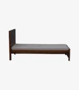 Sougur Sheesham Wood Single Bed without Storage (Provincial Teak Finish) - Image 5