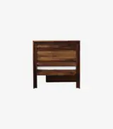 Sougur Sheesham Wood Single Bed with Drawer Storage (Provincial Teak Finish) - Image 5