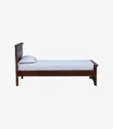 Mahjestica Sheesham Wood Single Bed without Storage (Provincial Teak Finish) - Image 5